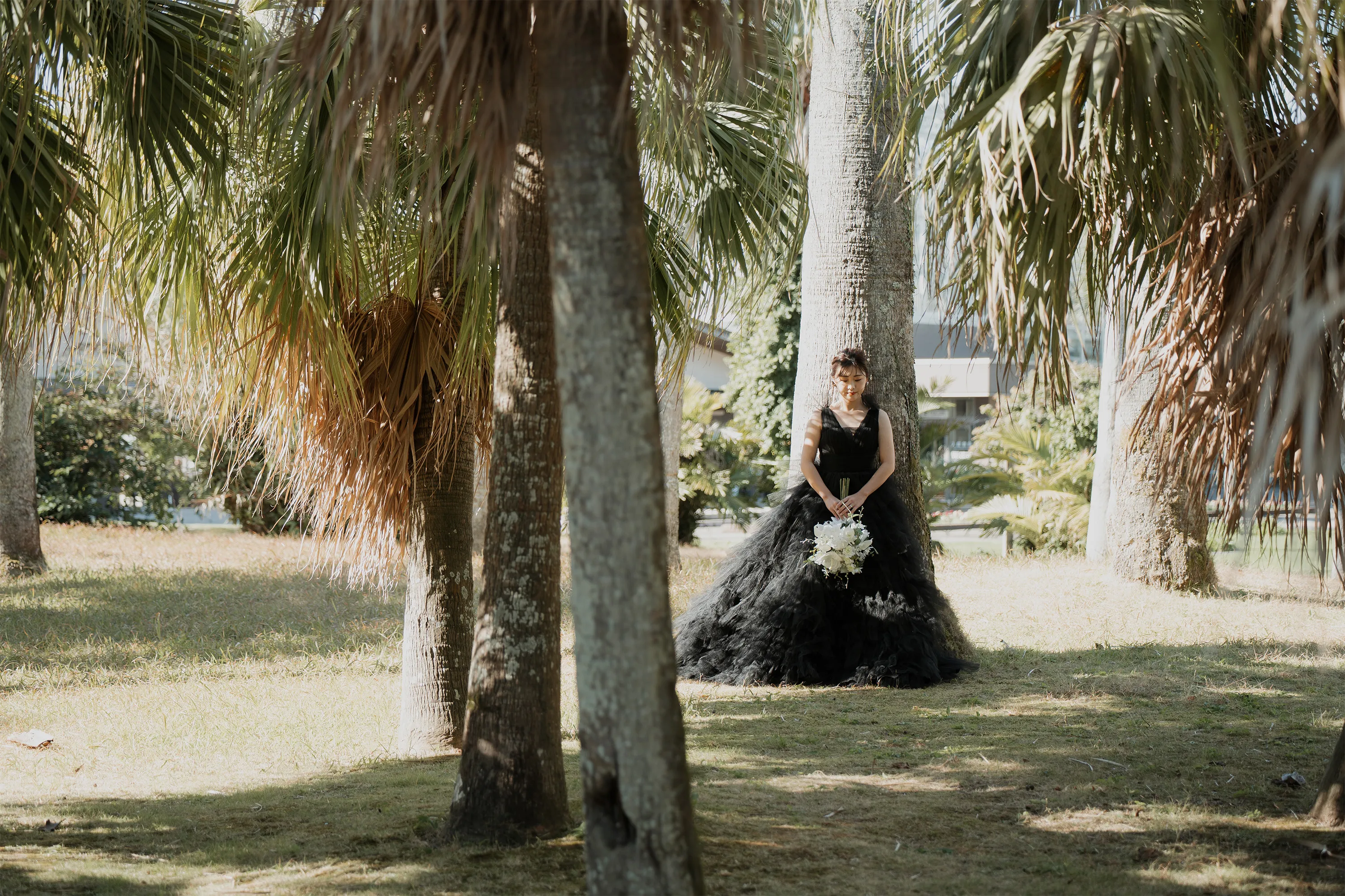 撮影場所が青島のウェディングフォト