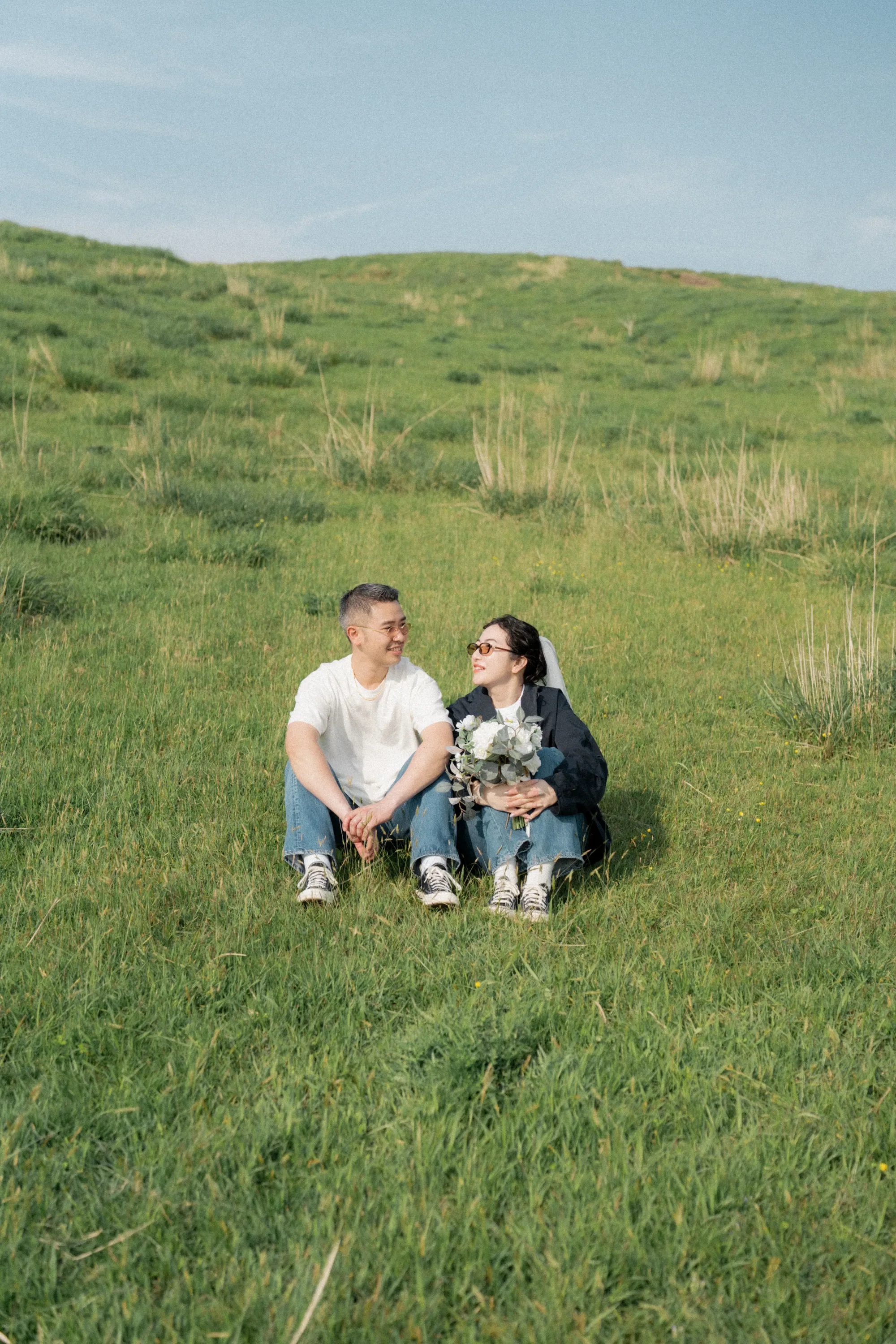 撮影場所が阿蘇のウェディングフォト