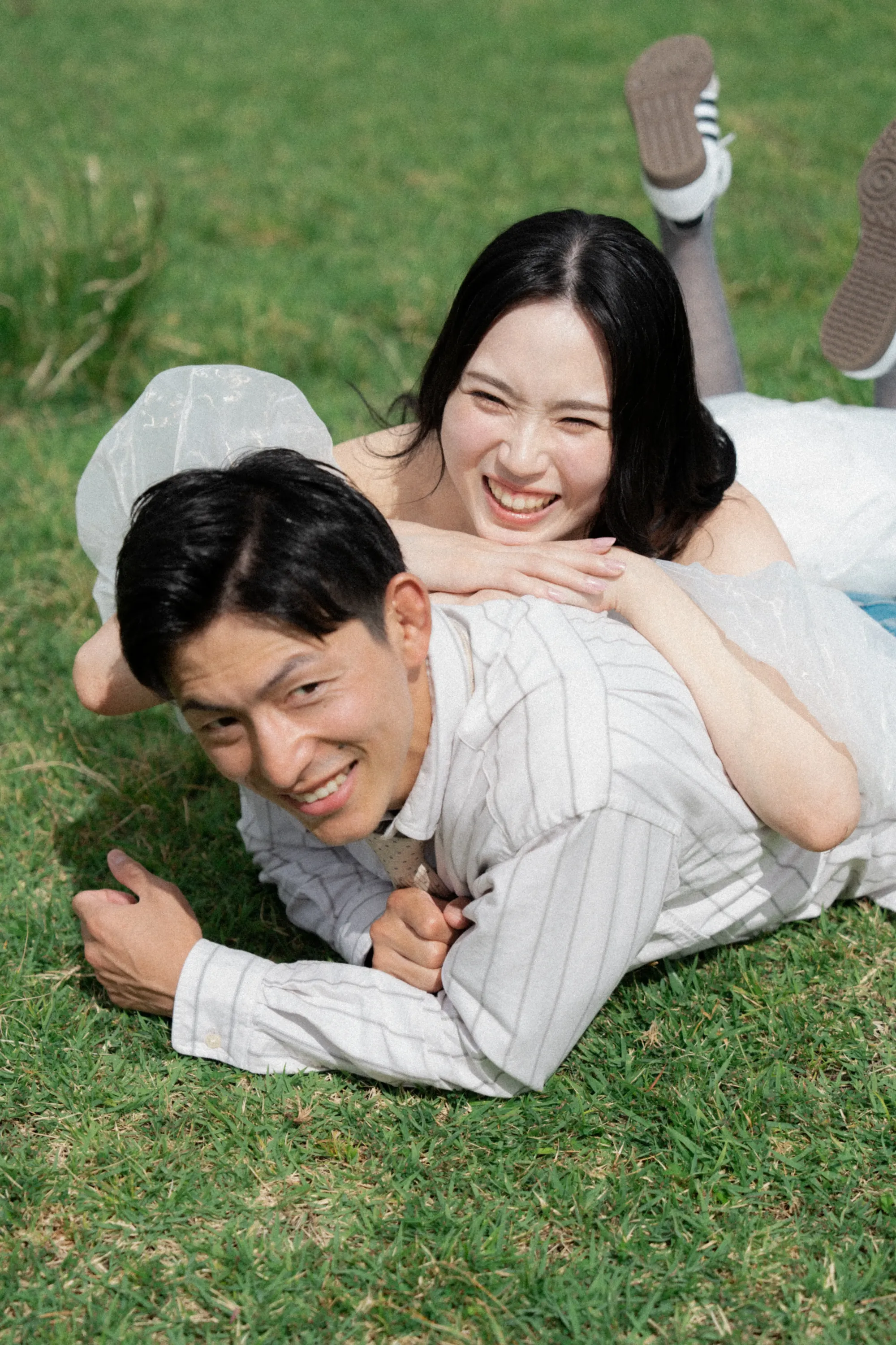 撮影場所が阿蘇のウェディングフォト