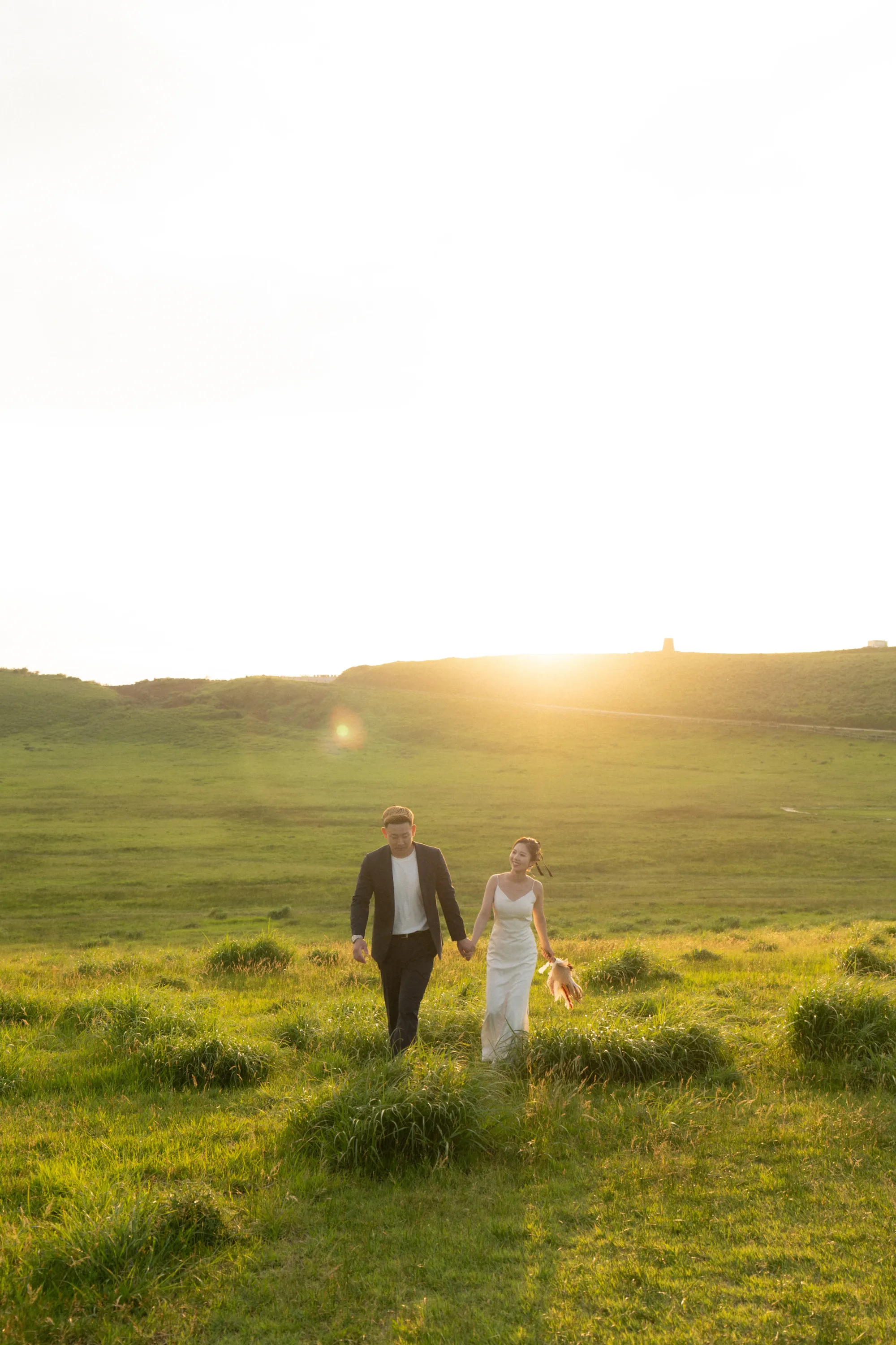 撮影場所が阿蘇のウェディングフォト