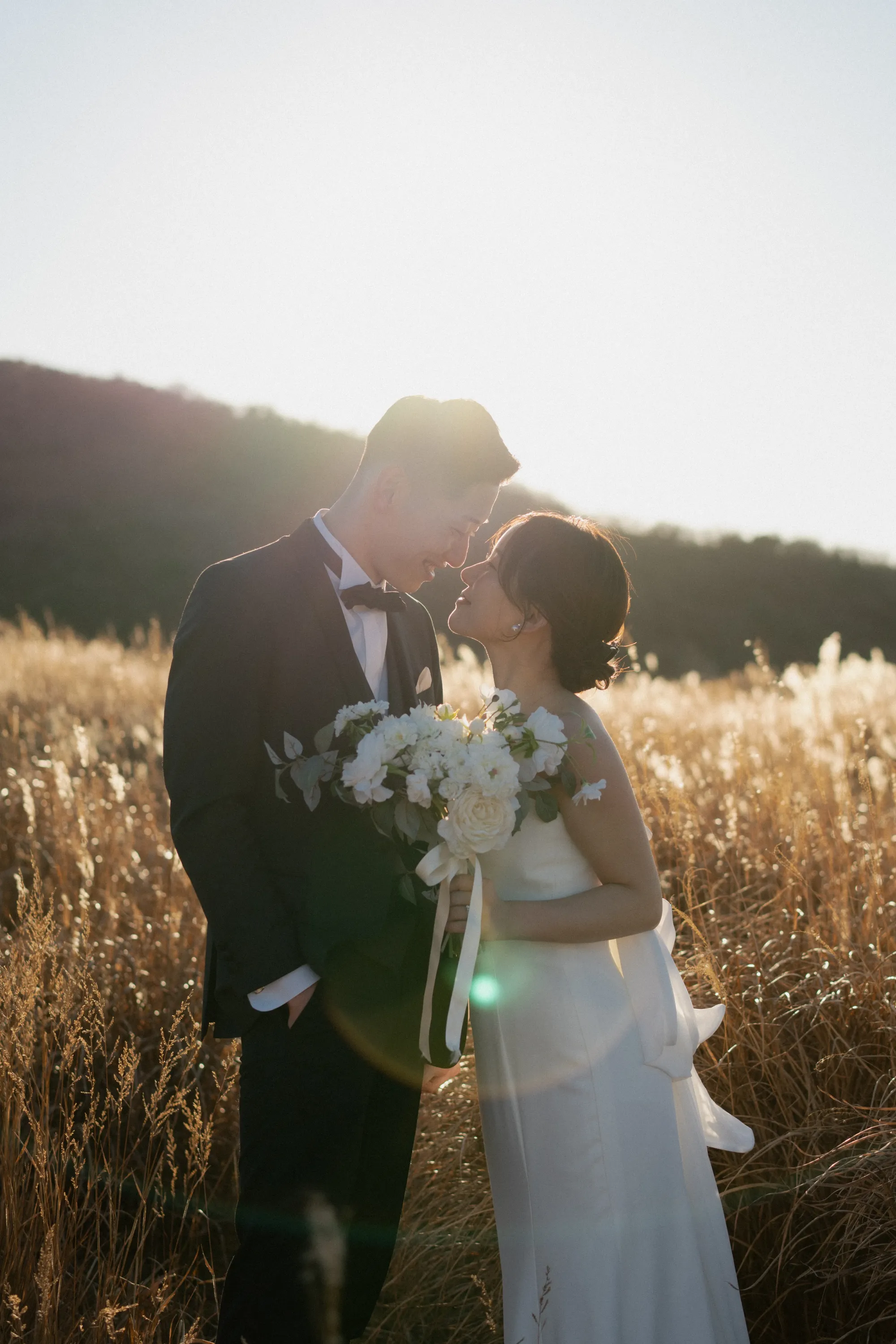 撮影場所が阿蘇のウェディングフォト