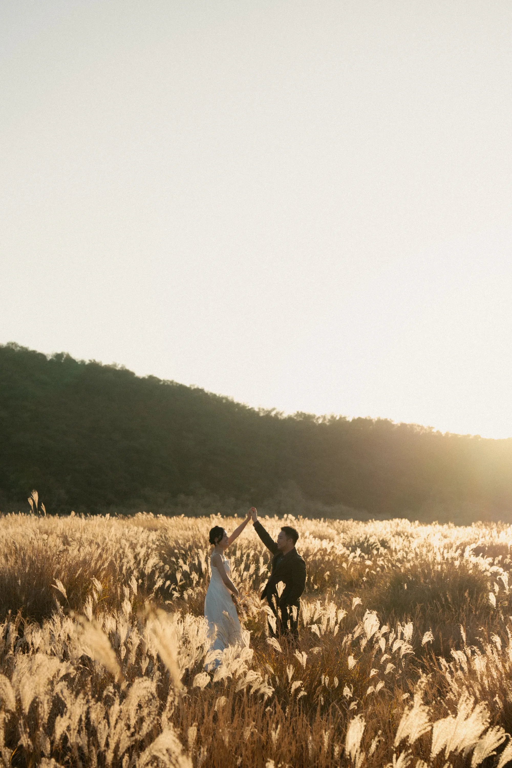 撮影場所が阿蘇のウェディングフォト