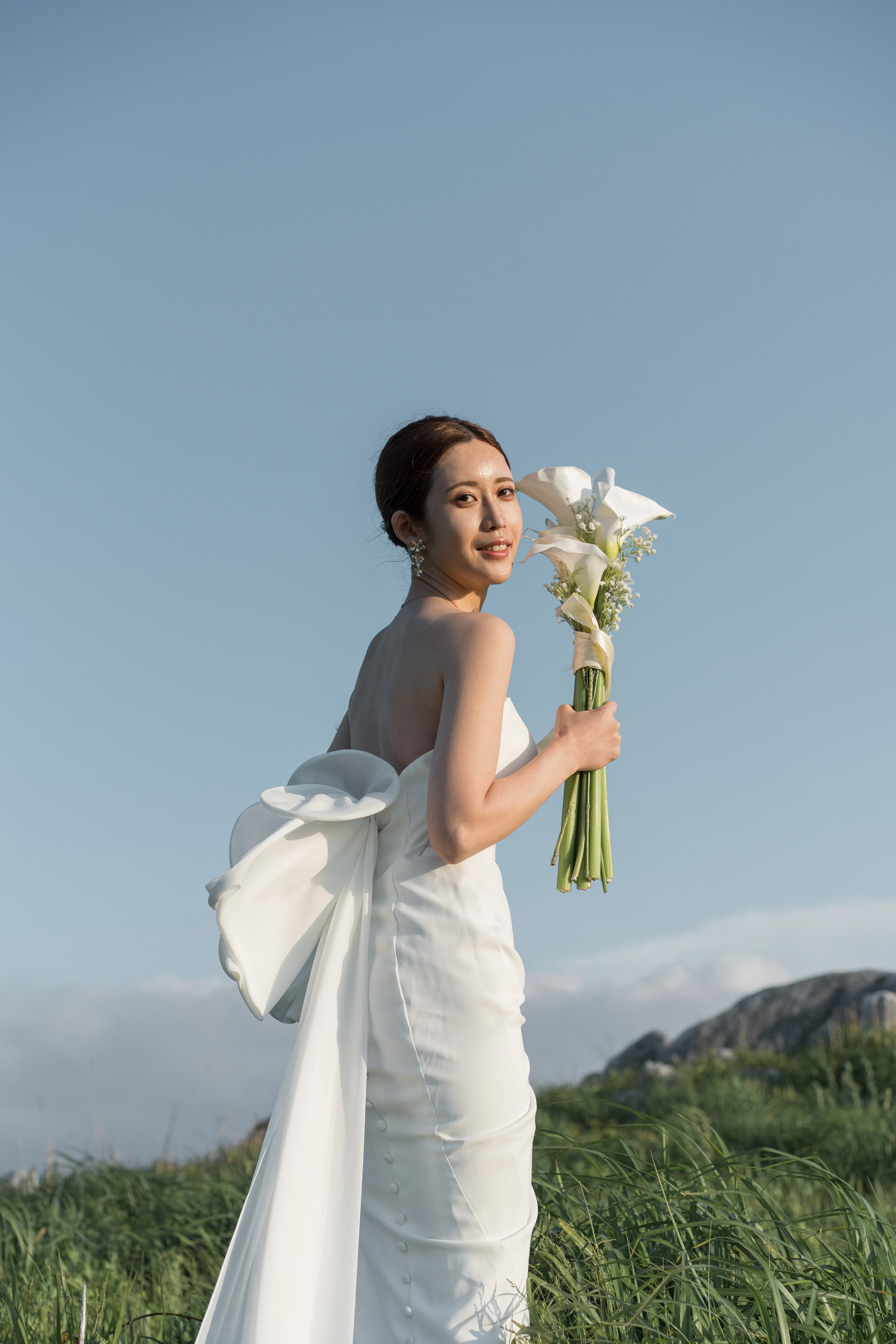 撮影場所が平尾台のウェディングフォト