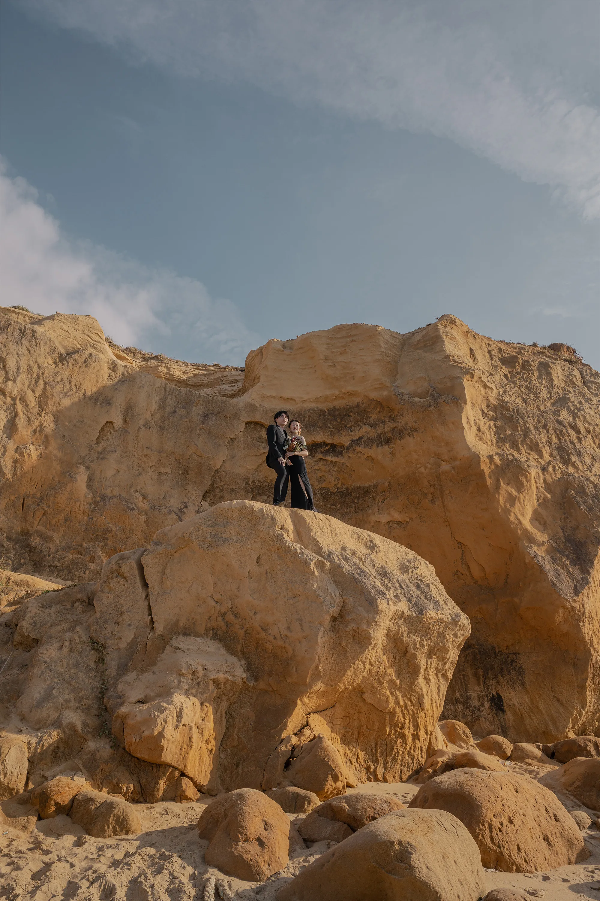 撮影場所が奈多のウェディングフォト